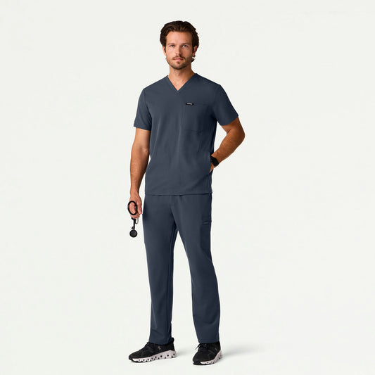 The Henri Essential Scrub Set - Carbon Gray