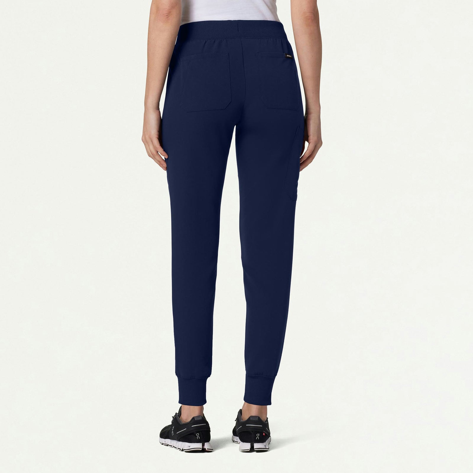 Silex Slim Knit-Waist Scrub Jogger - Midnight Navy - WOMEN'S PANTS - Jaanuu