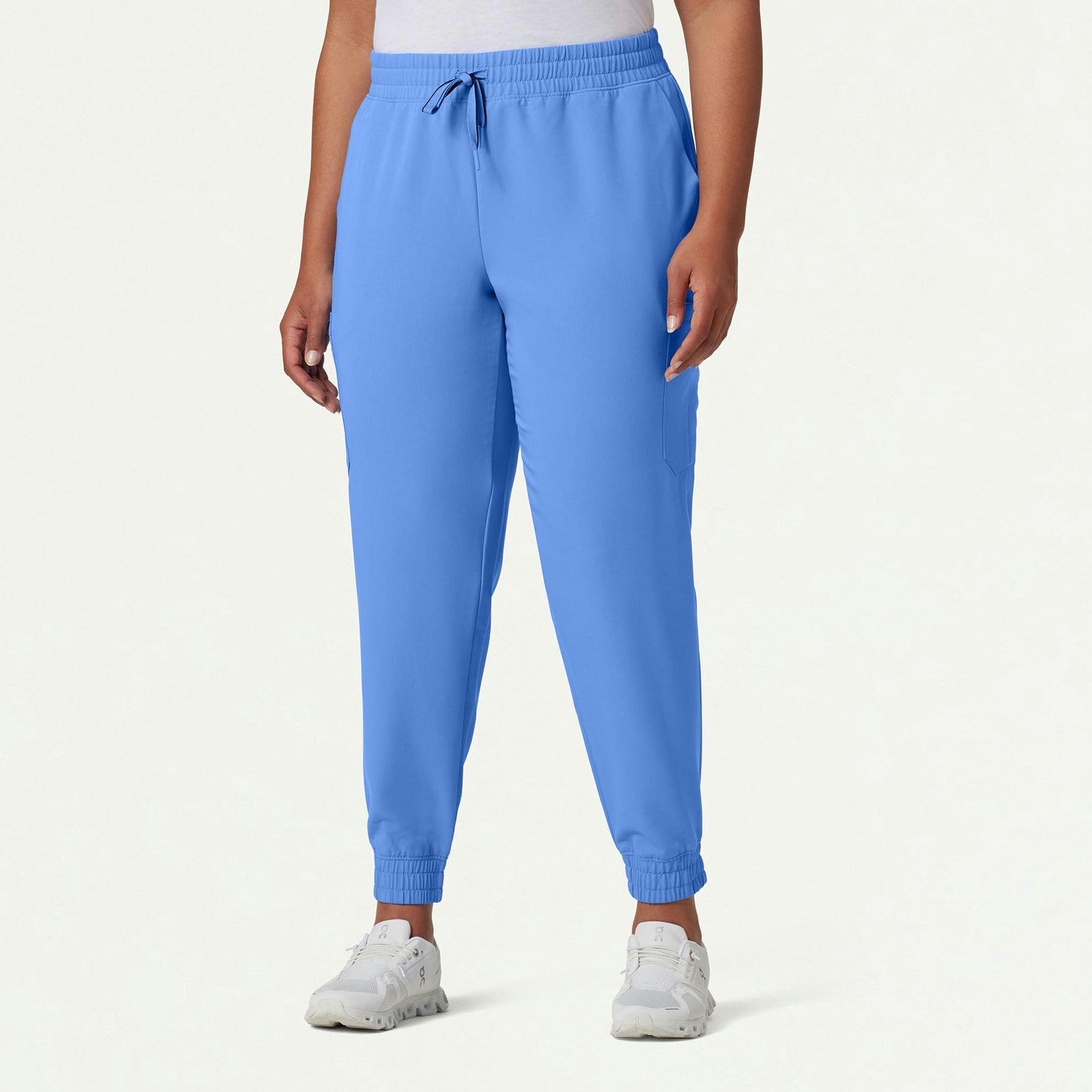 Neo Everyday Cargo Scrub Jogger - Ceil Blue - WOMEN'S PANTS - Jaanuu