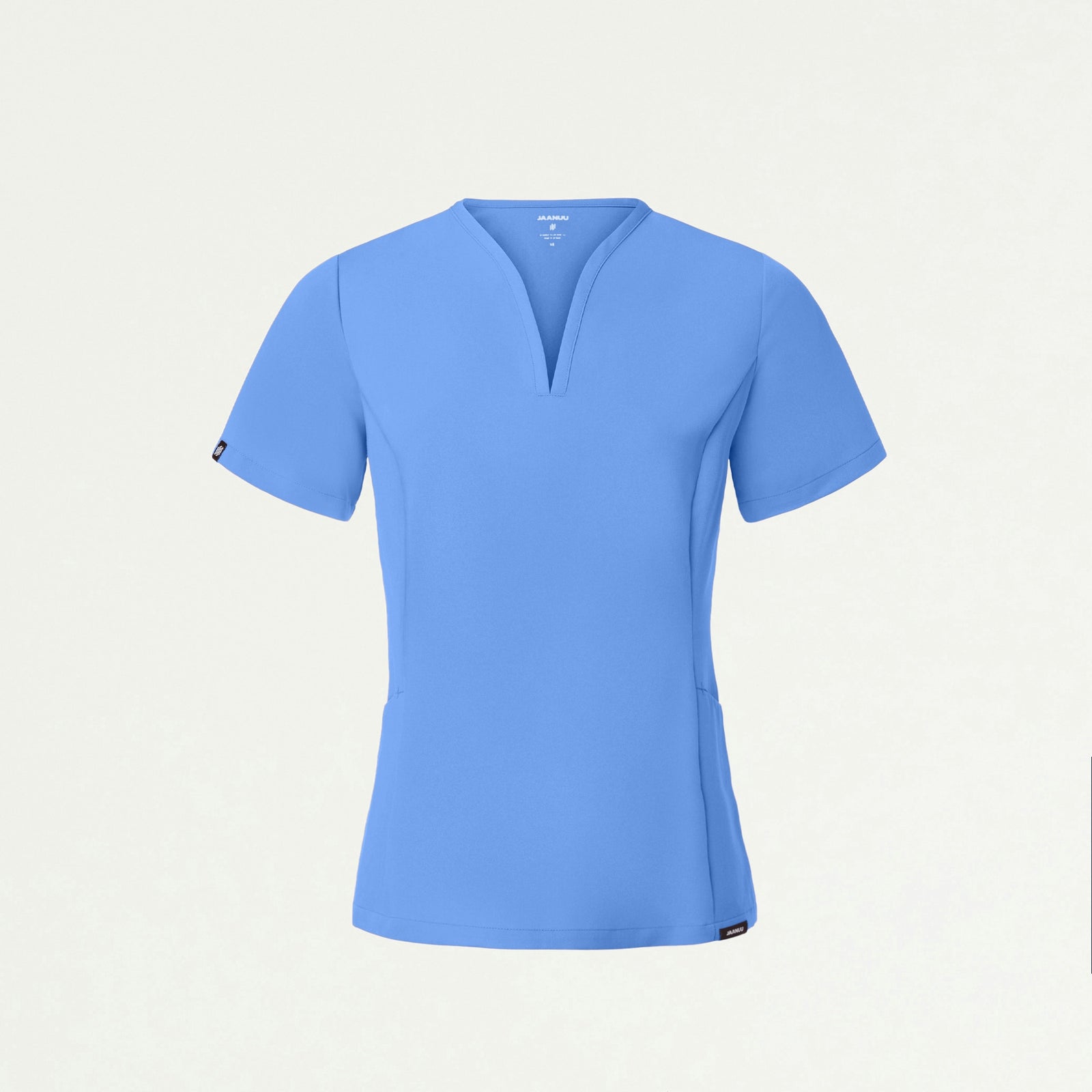 Calix Fit & Flare Scrub Top - Ceil Blue - WOMEN'S TOPS - Jaanuu