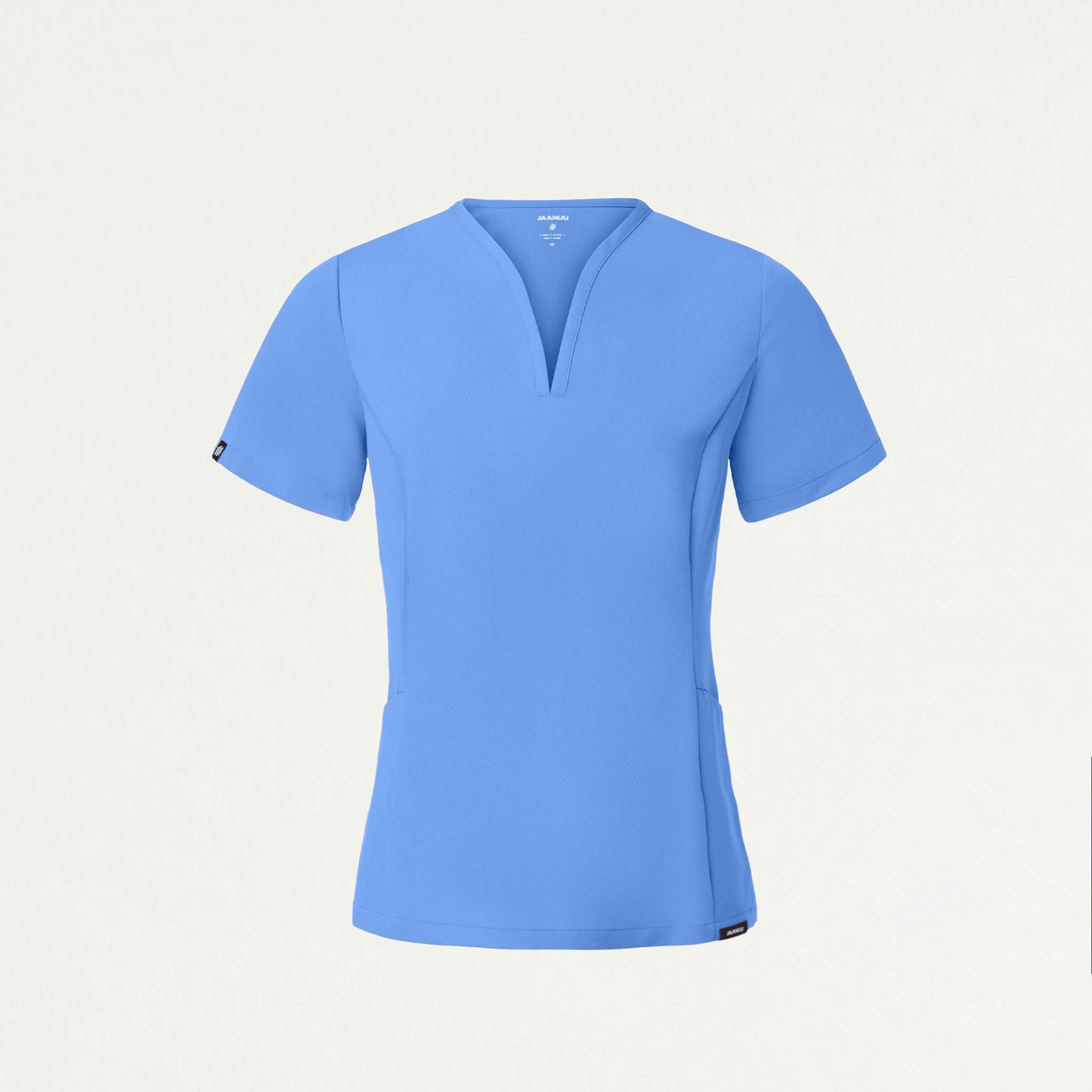 Calix Fit & Flare Scrub Top - Ceil Blue - WOMEN'S TOPS - Jaanuu