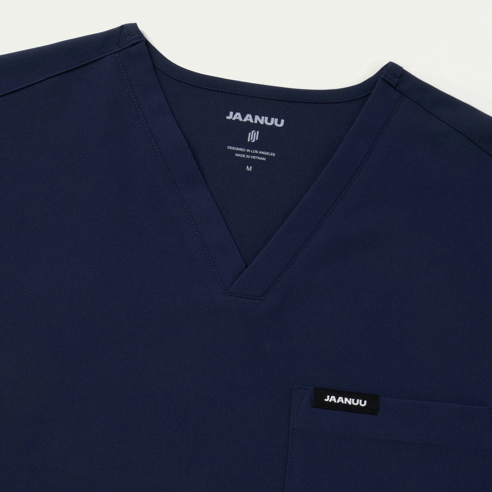 Bron 3-Pocket Scrub Top - Midnight Navy - MEN'S TOPS - Jaanuu