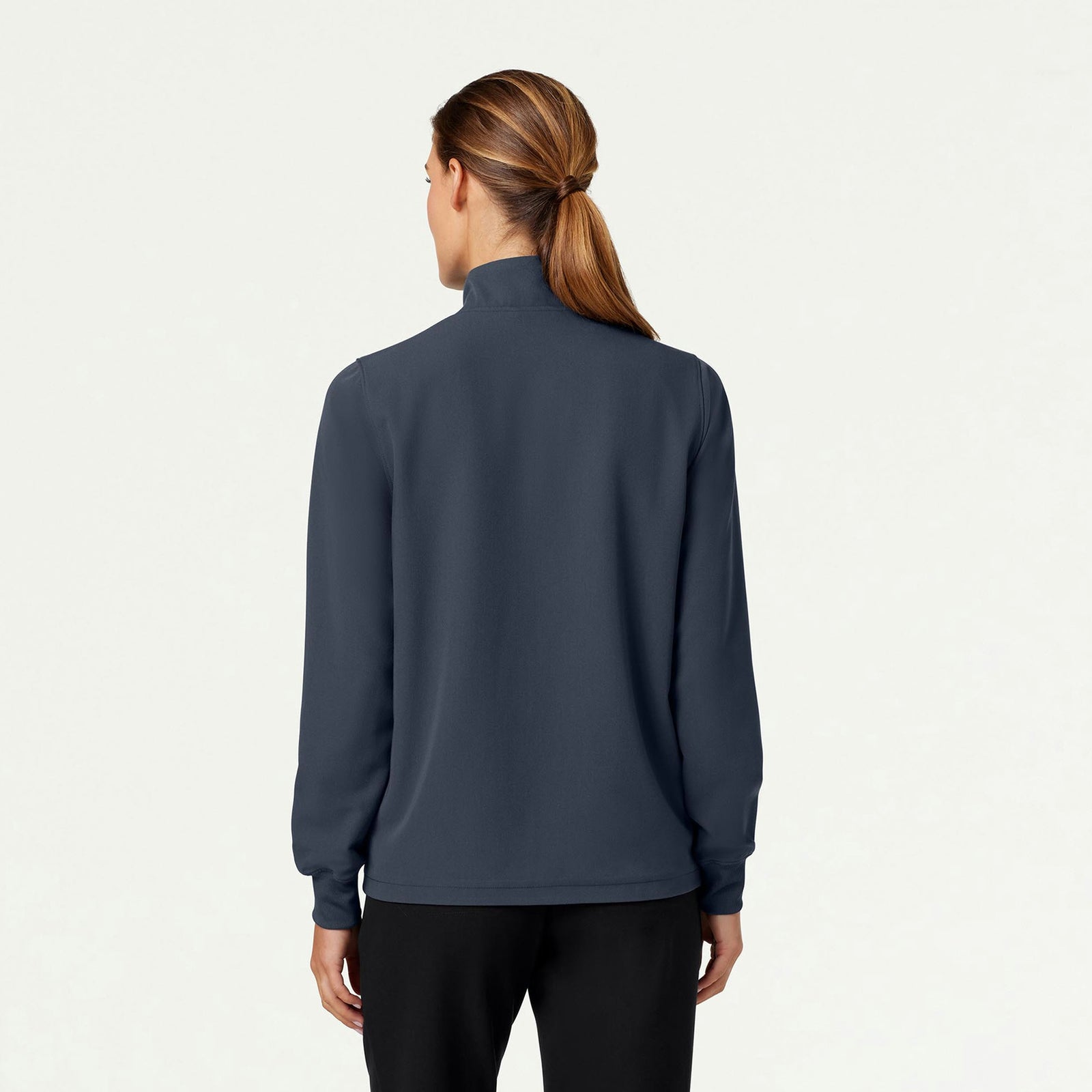 Ceri Essential 6-Pocket Scrub Jacket - Carbon Gray - WOMEN'S JACKETS - Jaanuu