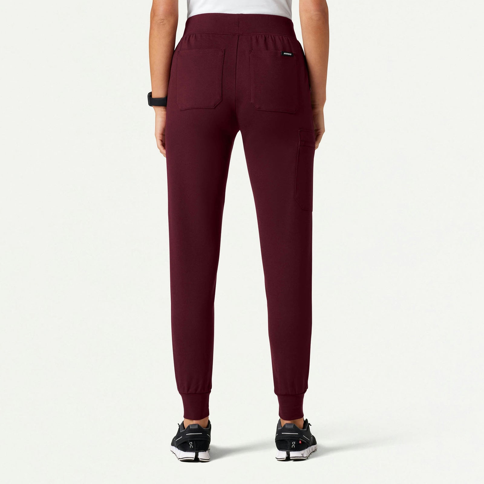 Rubi Slim ULTRAsoft Scrub Jogger - Burgundy - WOMEN'S PANTS - Jaanuu