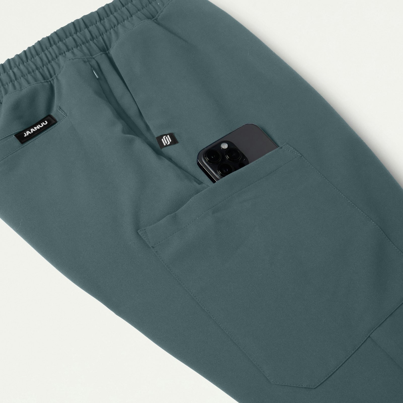 Rhodes Slim Crossover Scrub Jogger - Alpine Green - MEN'S PANTS - Jaanuu