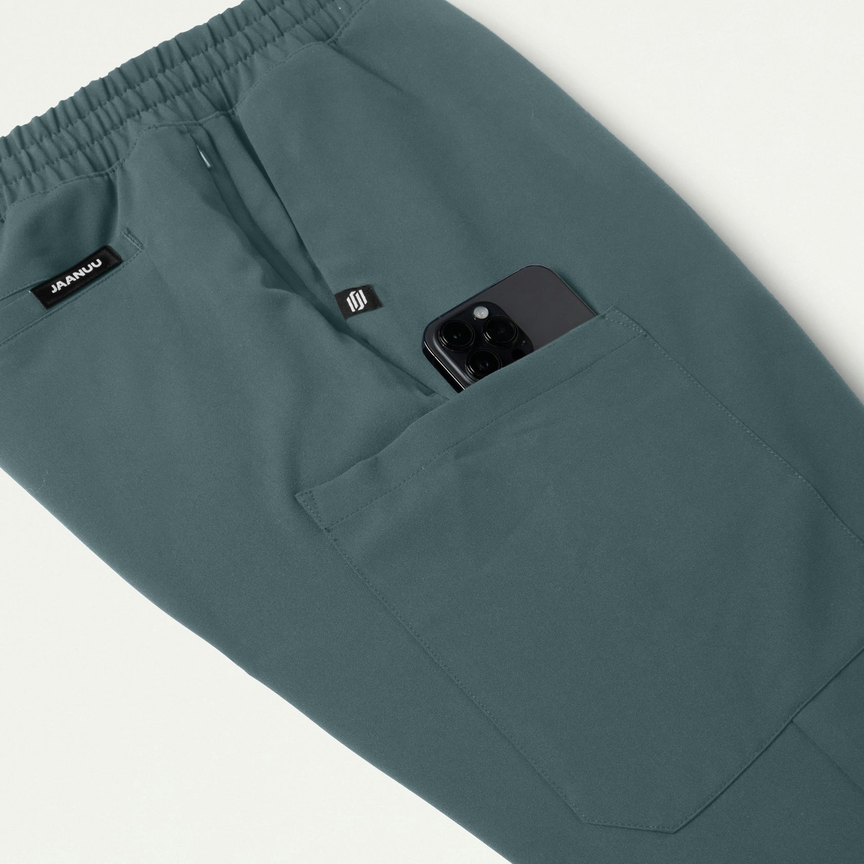 Rhodes Slim Crossover Scrub Jogger - Alpine Green - MEN'S PANTS - Jaanuu