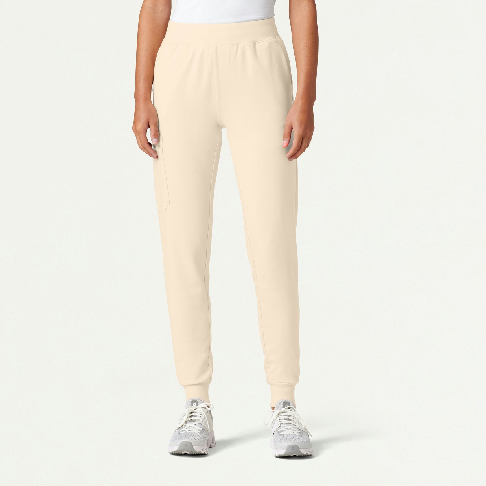 Rubi Slim ULTRAsoft Scrub Jogger - Sand - WOMEN'S PANTS - Jaanuu