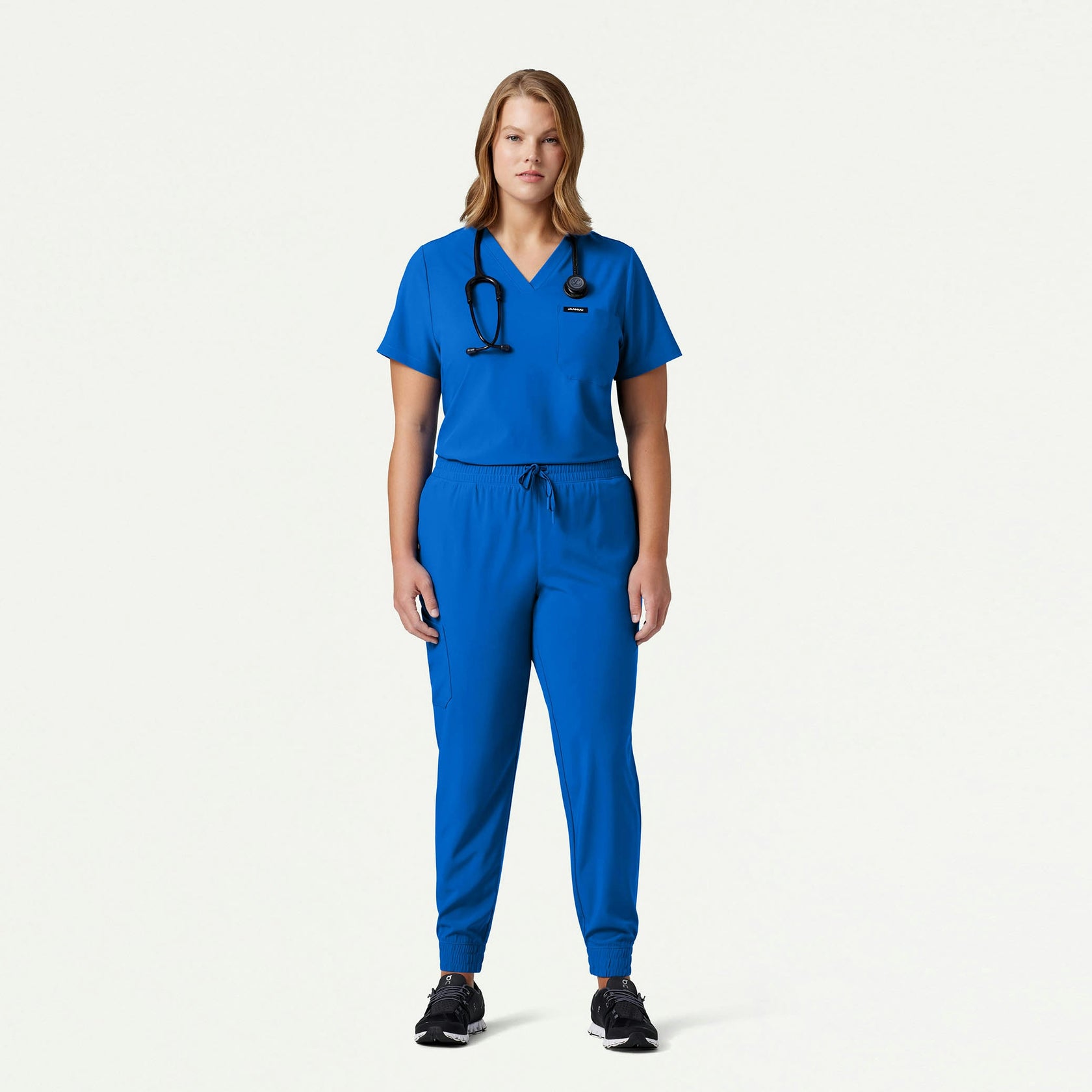 Pret 1-Pocket Classic Scrub Top - Royal Blue - WOMEN'S TOPS - Jaanuu