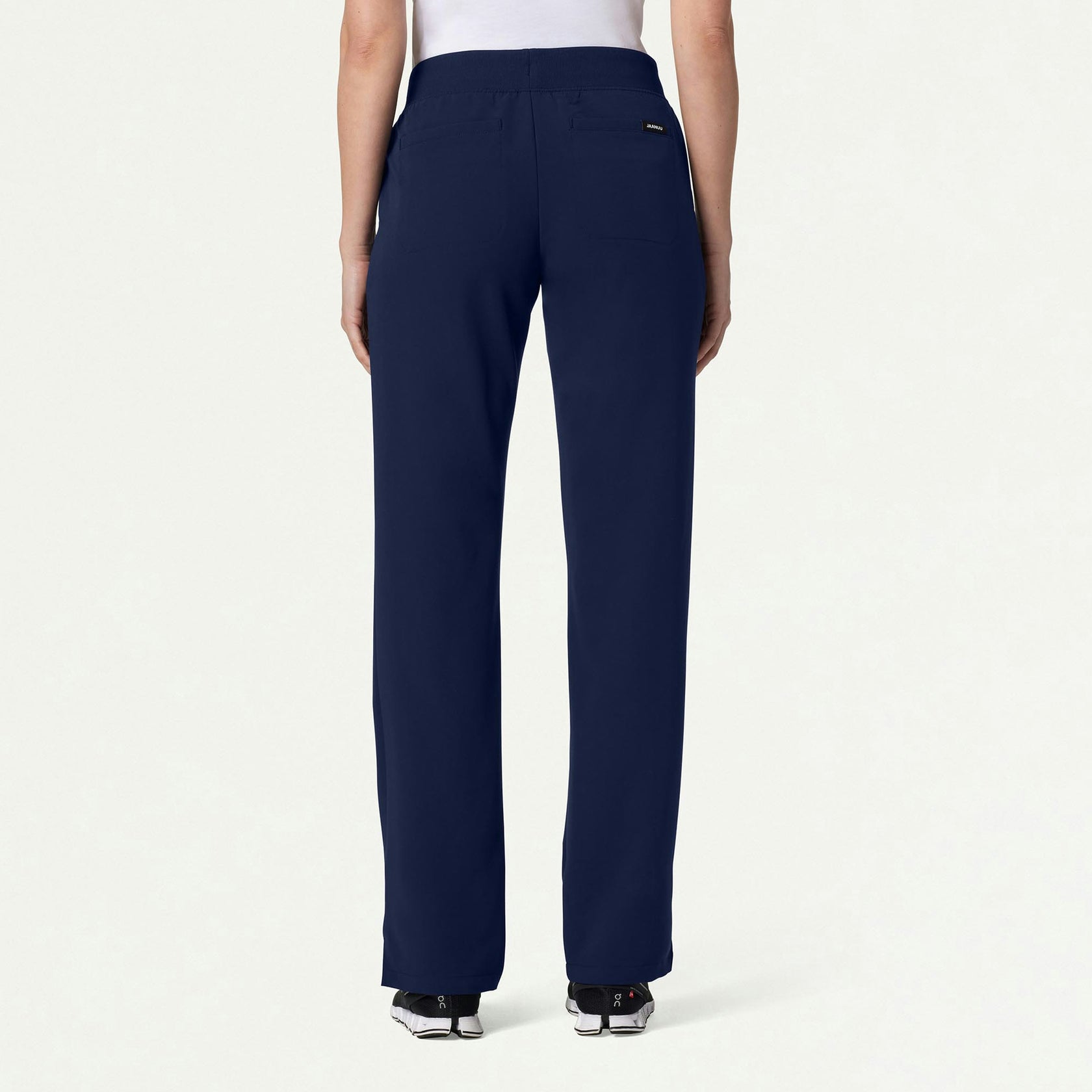 Xenos Essential Knit-Waist Scrub Pant - Midnight Navy - WOMEN'S PANTS - Jaanuu