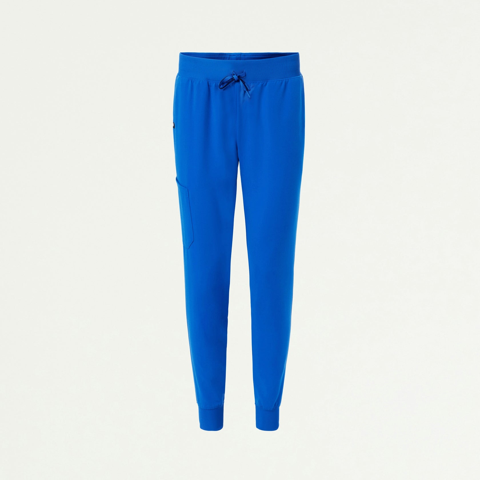 Silex Slim Knit-Waist Scrub Jogger - Royal Blue - WOMEN'S PANTS - Jaanuu