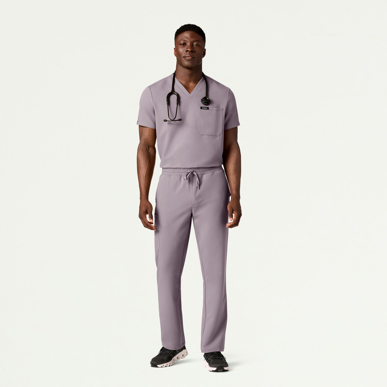 Rhodes Everyday Straight-Leg Scrub Pant - Chrome - MEN'S PANTS - Jaanuu