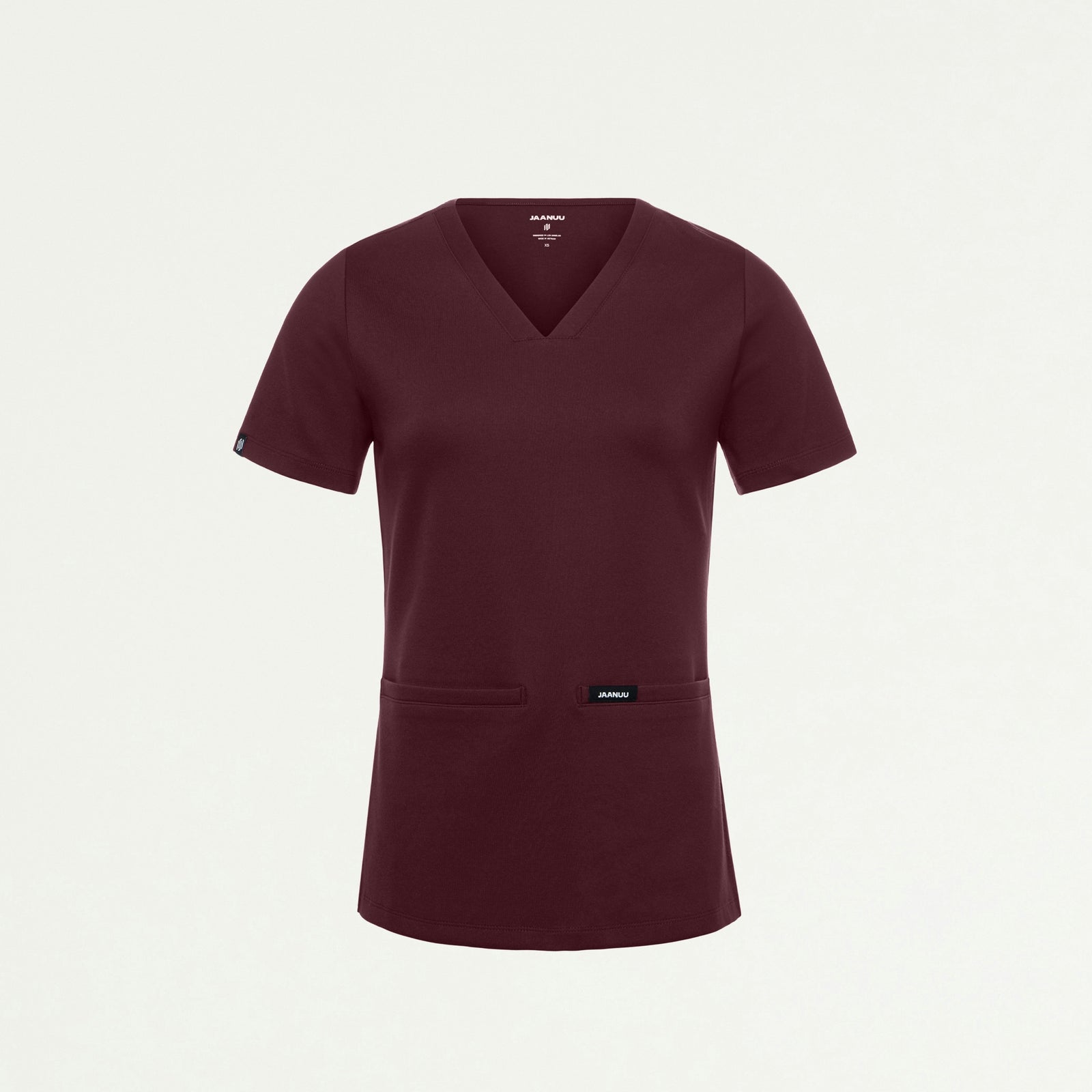 Cesi Slim ULTRAsoft Scrub Top - Raisin - WOMEN'S TOPS - Jaanuu