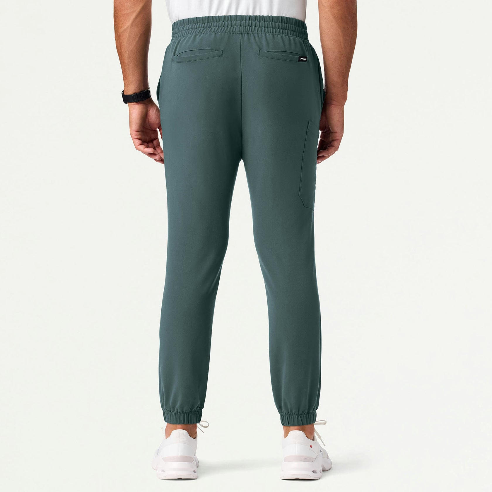 Rhodes Slim Crossover Scrub Jogger - Alpine Green - MEN'S PANTS - Jaanuu