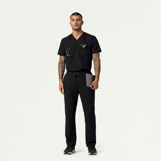 The Niels Essential Scrub Set - Black