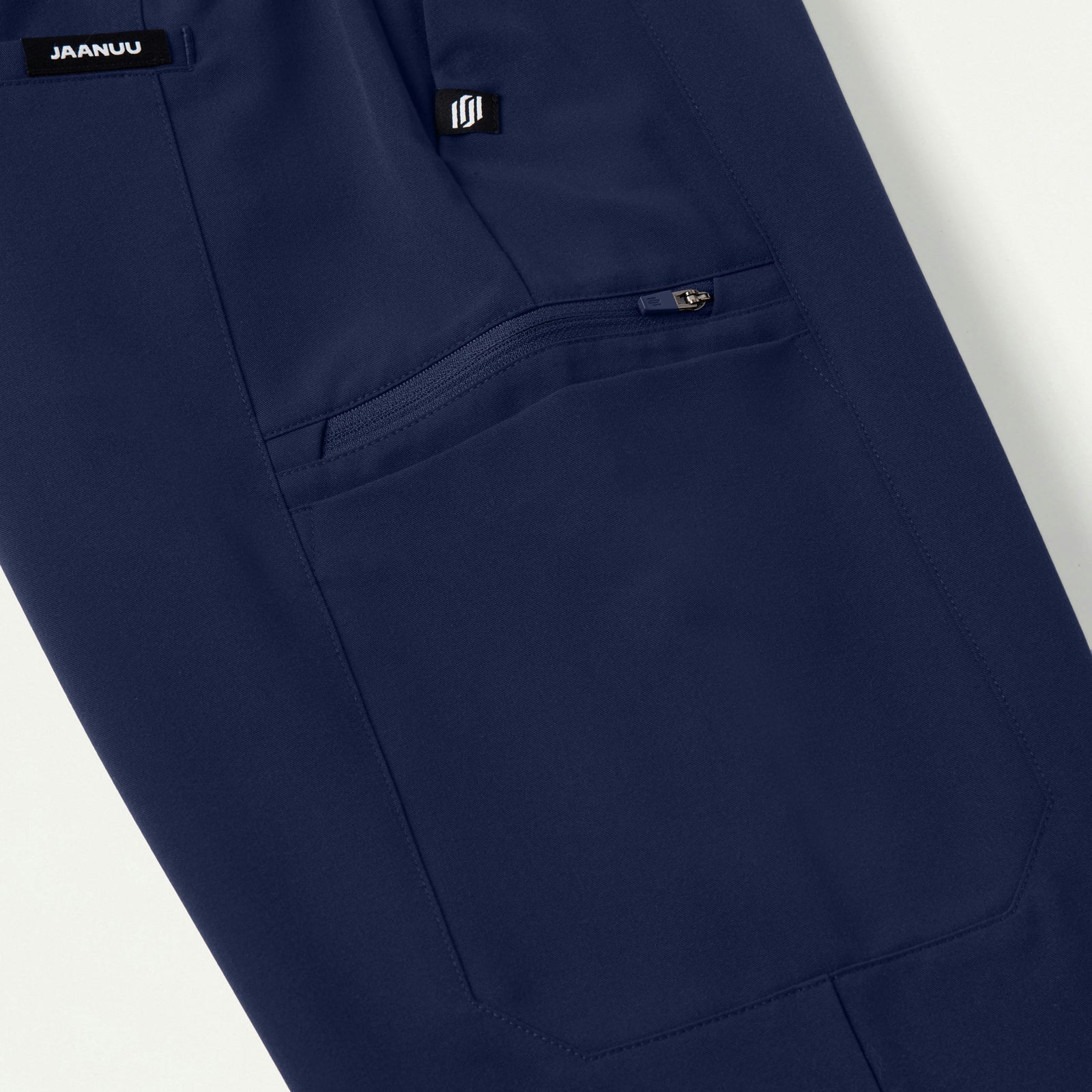 Payla 8-Pocket High Waisted Scrub Pant - Midnight Navy - WOMEN'S PANTS - Jaanuu