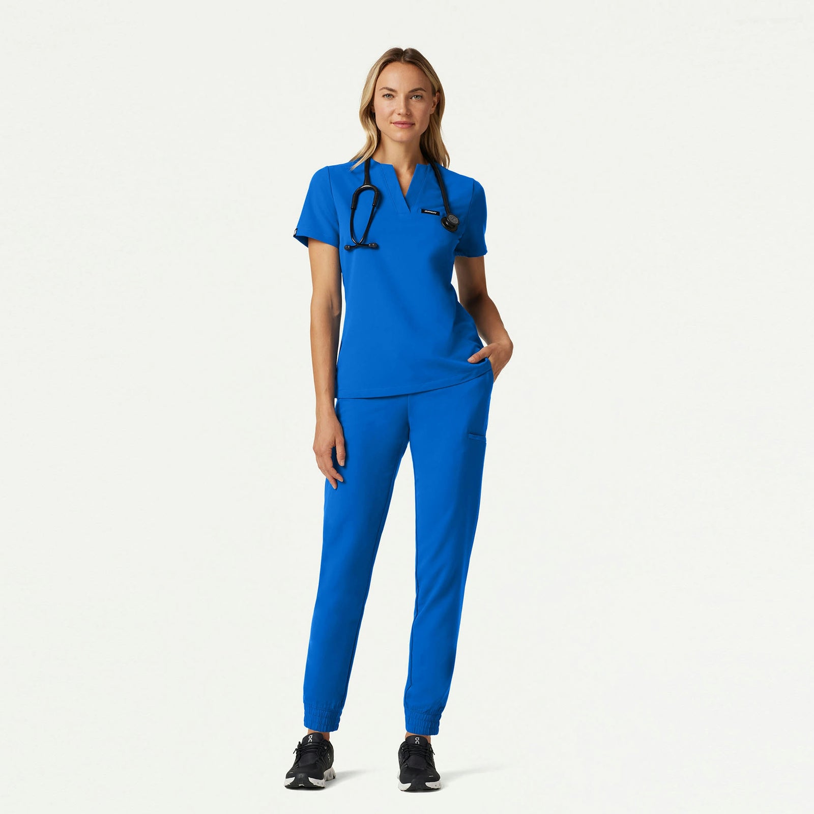 Jace Skinny On-the-Go Scrub Jogger - Royal Blue - WOMEN'S PANTS - Jaanuu