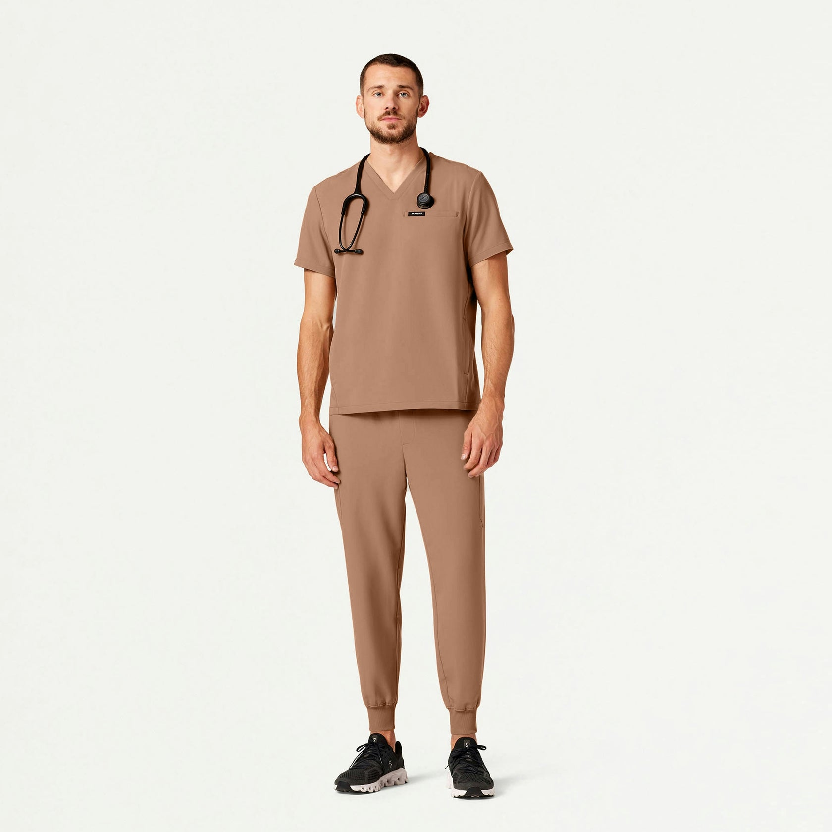 Osmo 8-Pocket Scrub Jogger - Clay - MEN'S PANTS - Jaanuu