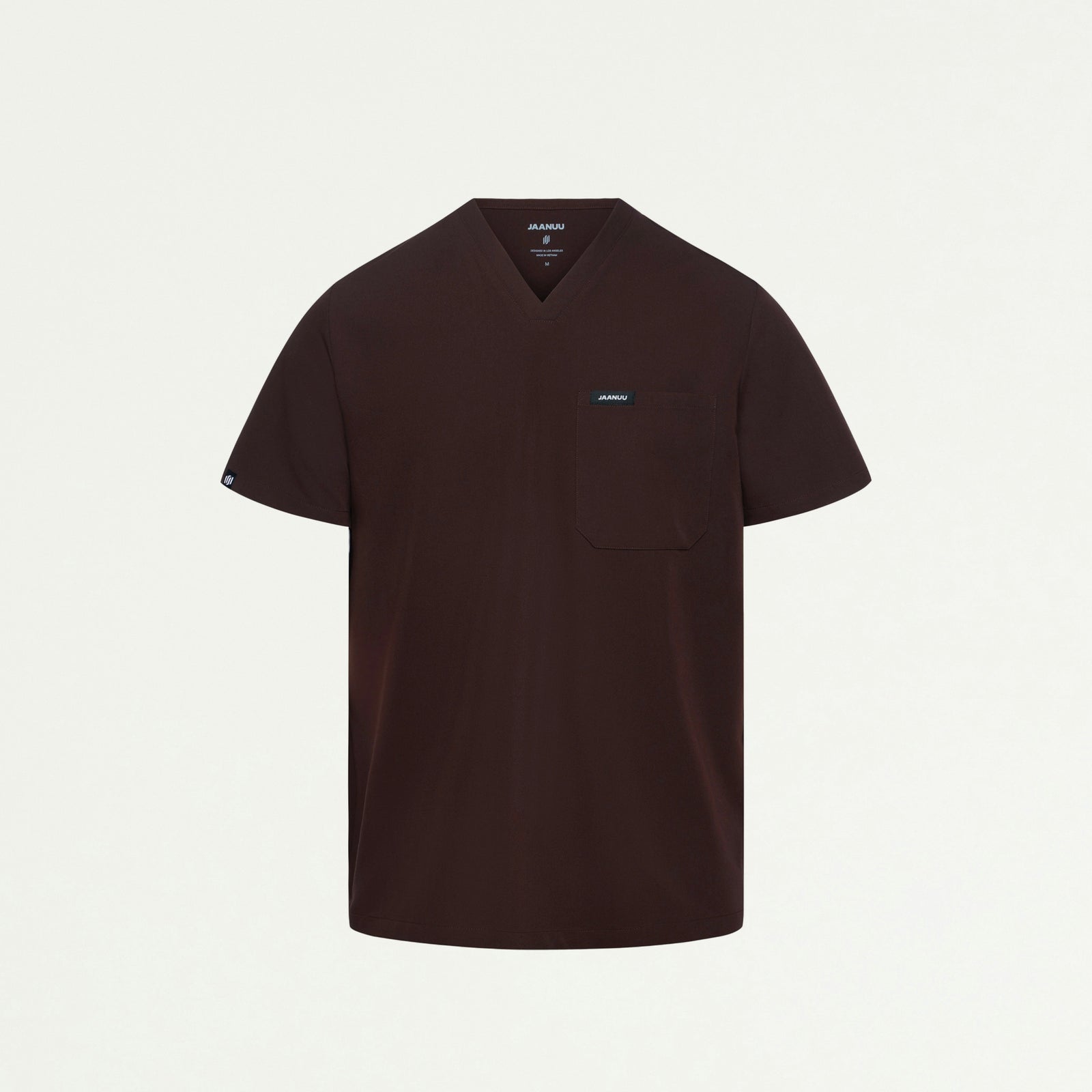 Holmes Everyday 1-Pocket Scrub Top - Espresso - MEN'S TOPS - Jaanuu