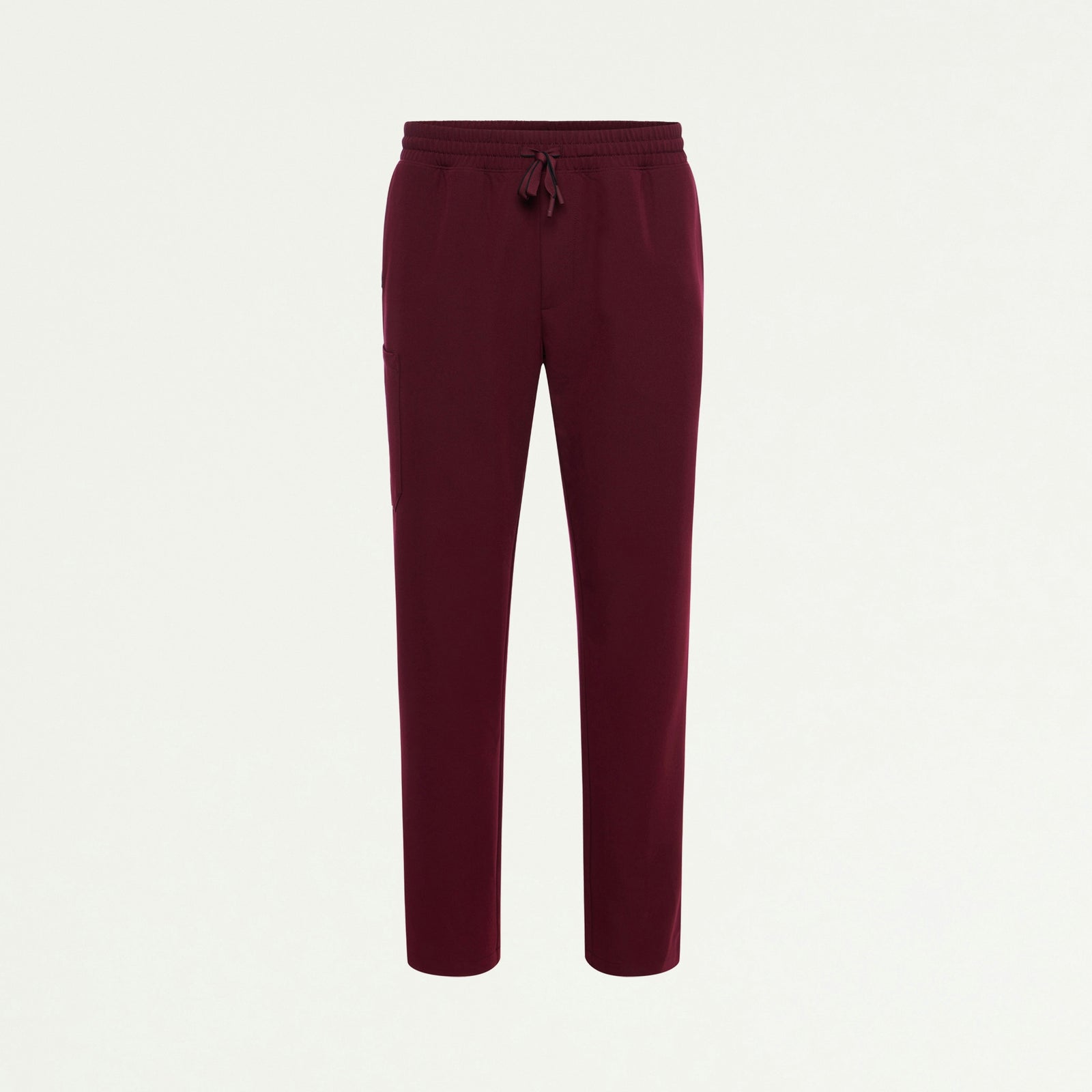 Rhodes Everyday Straight-Leg Scrub Pant - Burgundy - MEN'S PANTS - Jaanuu