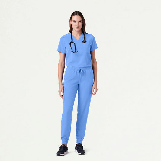 The Ryla Essential Scrub Set - Ceil Blue