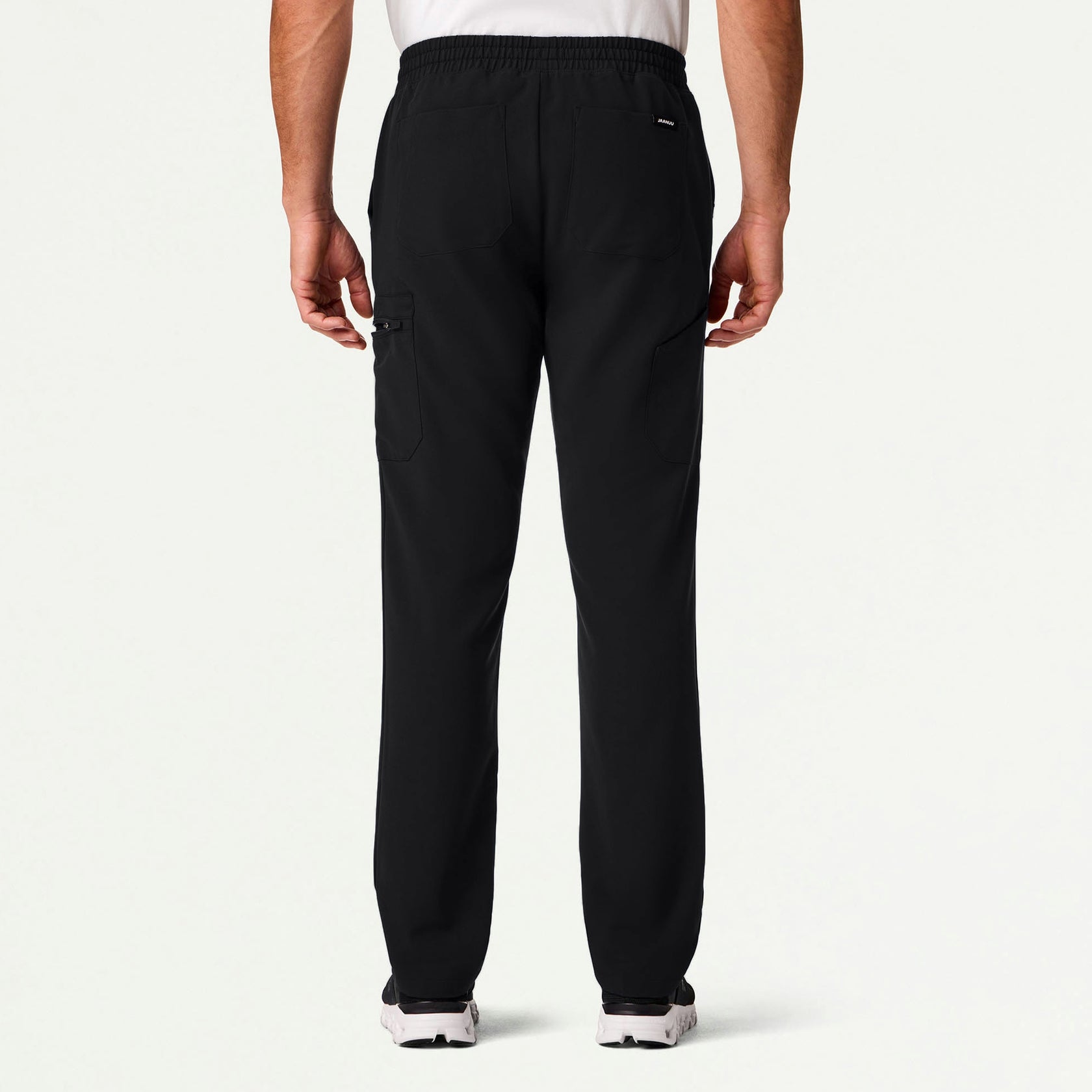 Tyro 8-Pocket Straight-Leg Scrub Pant - Black - MEN'S PANTS - Jaanuu