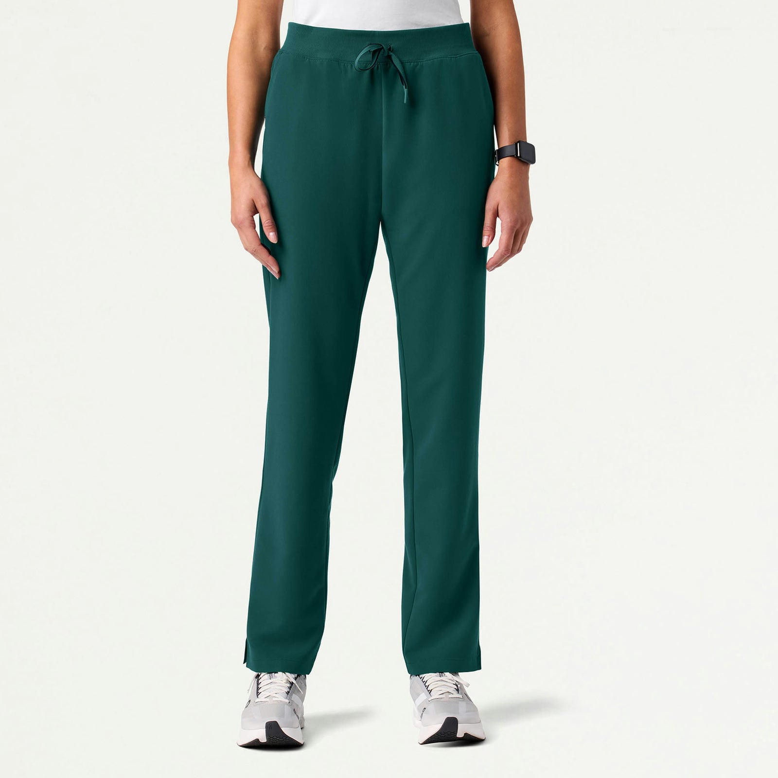 Xenos Essential Knit-Waist Scrub Pant - Midnight Green - WOMEN'S PANTS - Jaanuu