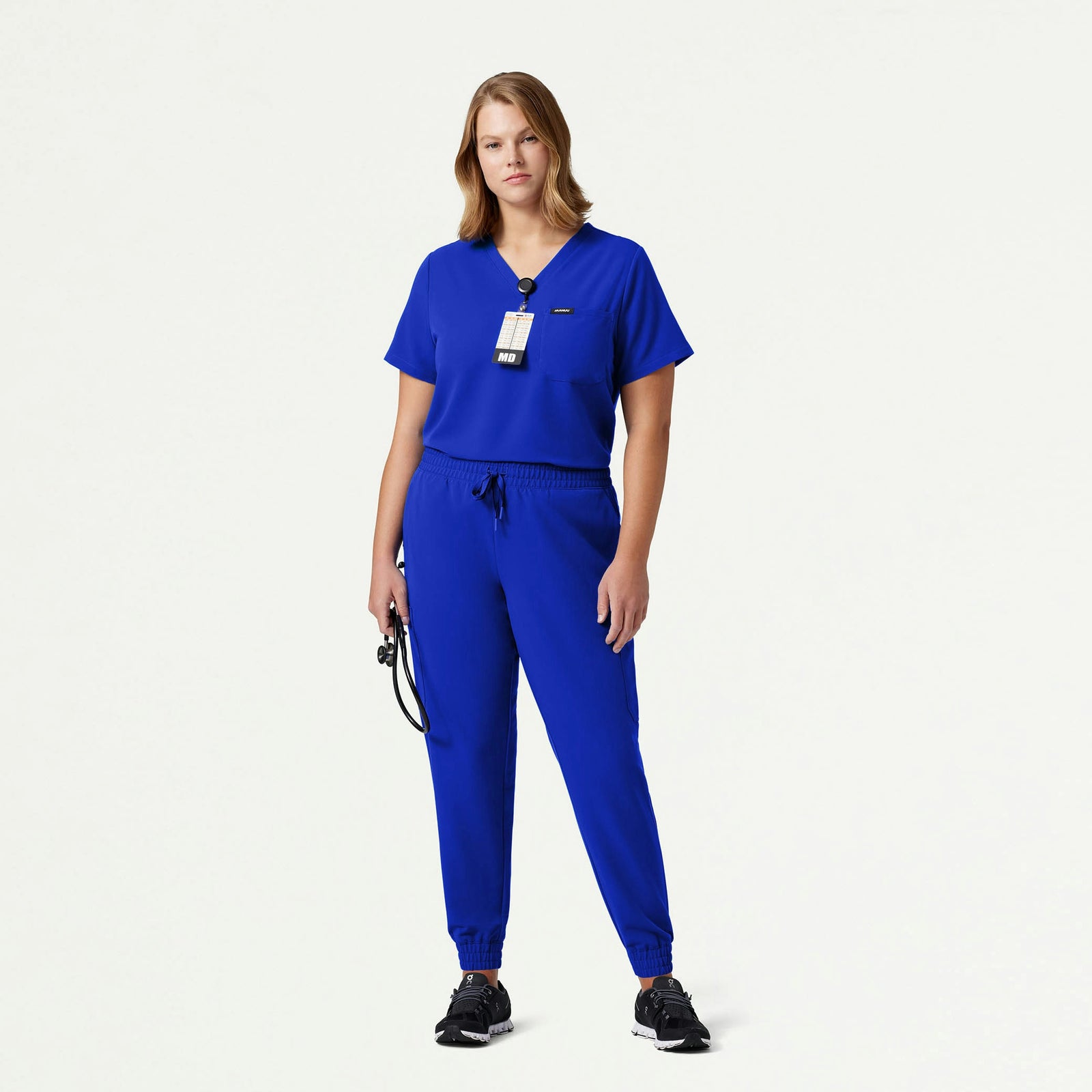 Neo Everyday Cargo Scrub Jogger - Electric Blue - WOMEN'S PANTS - Jaanuu