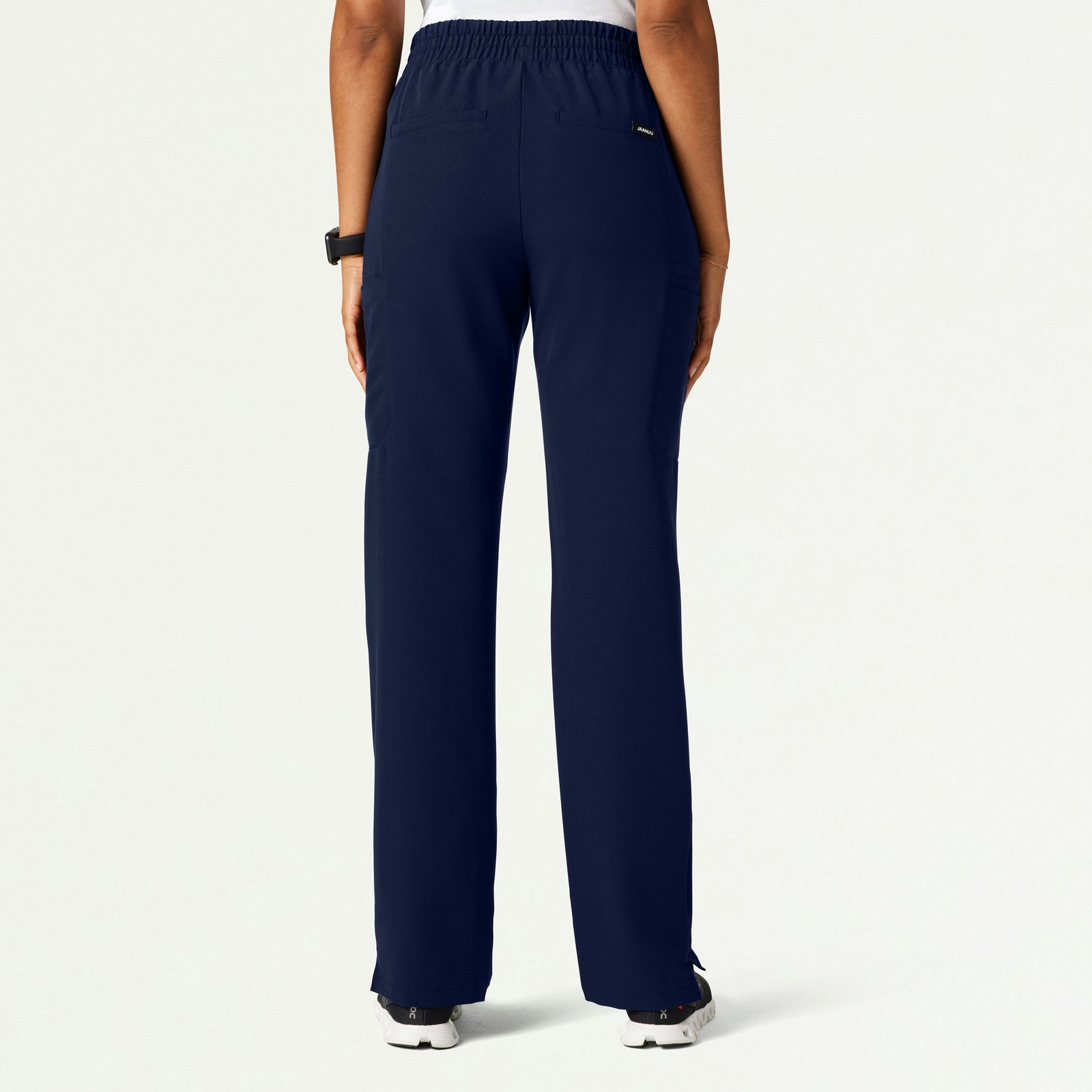 Payla 8-Pocket High Waisted Scrub Pant - Midnight Navy - WOMEN'S PANTS - Jaanuu