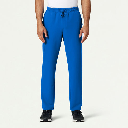 Rhodes Everyday Straight-Leg Scrub Pant - Royal Blue - MEN'S PANTS - Jaanuu