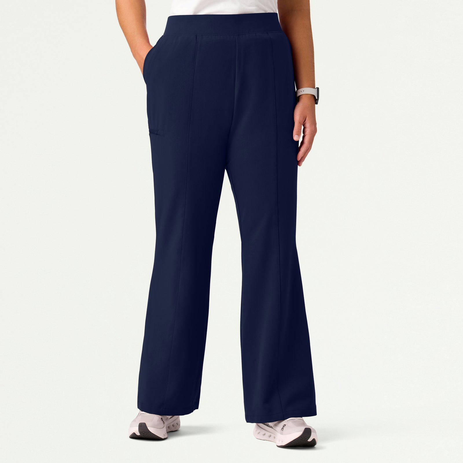 Harper Slim High Waisted Scrub Pant - Midnight Navy - WOMEN'S PANTS - Jaanuu