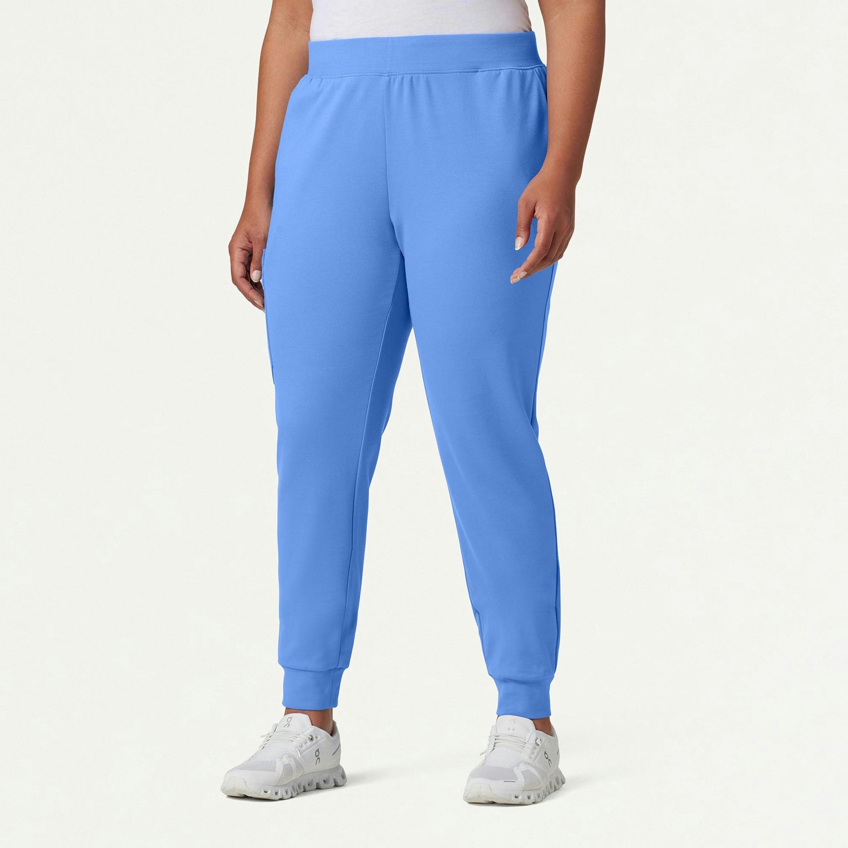 Rubi Slim ULTRAsoft Scrub Jogger - Ceil Blue - WOMEN'S PANTS - Jaanuu