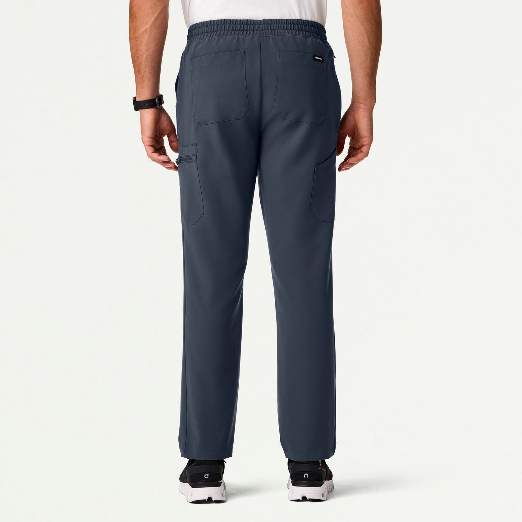 Tyro 8-Pocket Straight-Leg Scrub Pant - Carbon Gray - MEN'S PANTS - Jaanuu