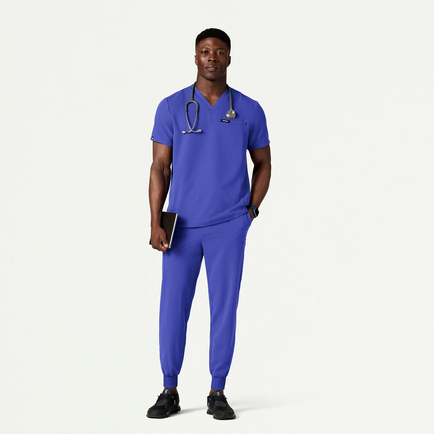 Osmo 8-Pocket Scrub Jogger - Moon Blue - MEN'S PANTS - Jaanuu