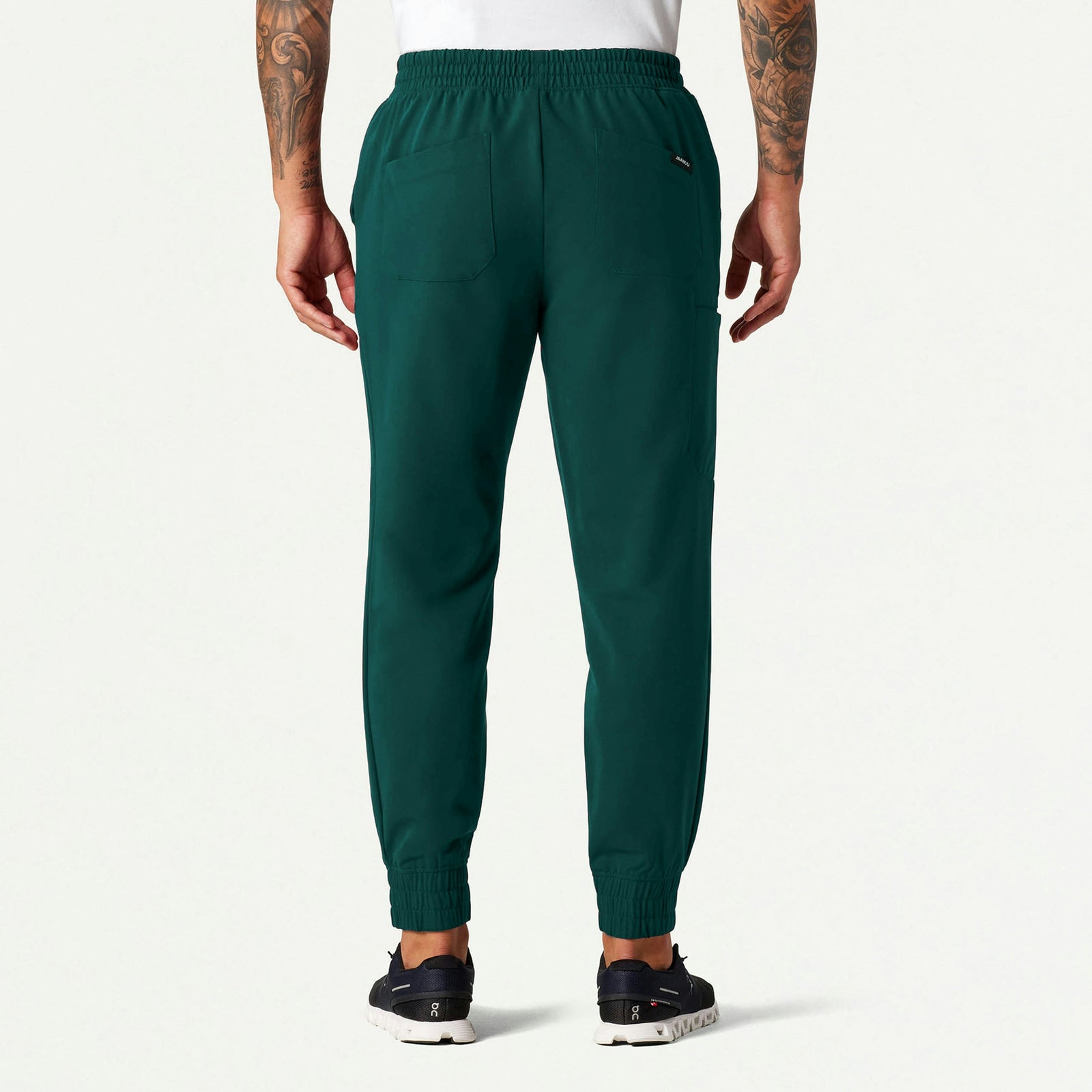 Cobot 8-Pocket Scrub Jogger - Midnight Green - MEN'S PANTS - Jaanuu