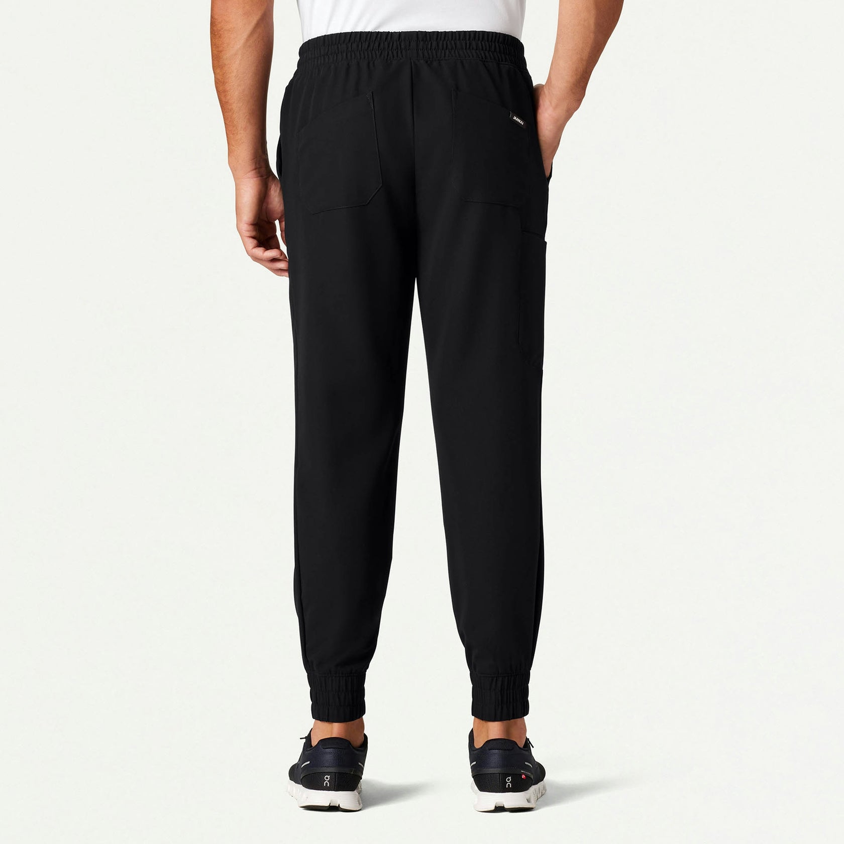 Cobot 8-Pocket Scrub Jogger - Black - MEN'S PANTS - Jaanuu