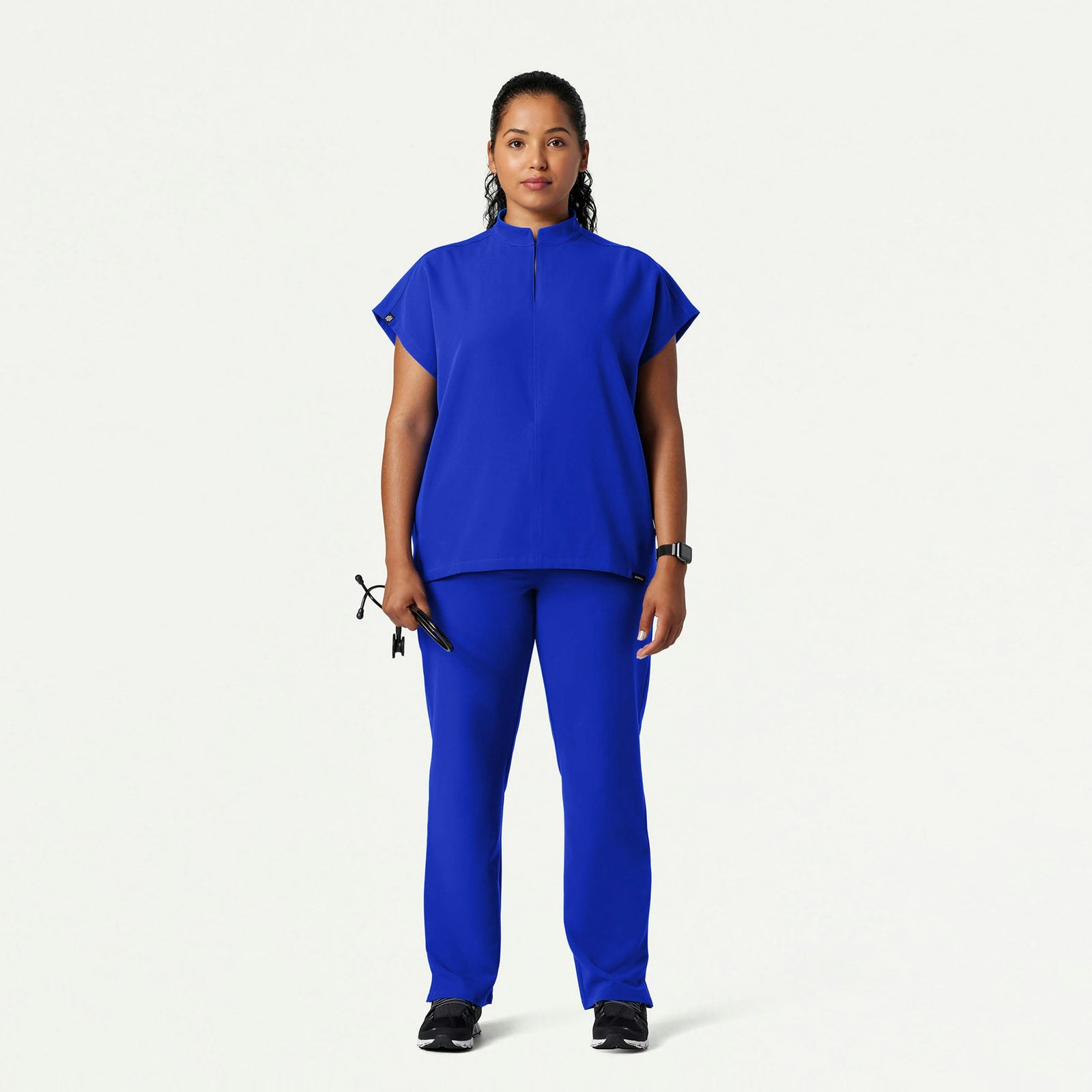 Kerr 365 High Waisted Scrub Pant - Electric Blue - WOMEN'S PANTS - Jaanuu