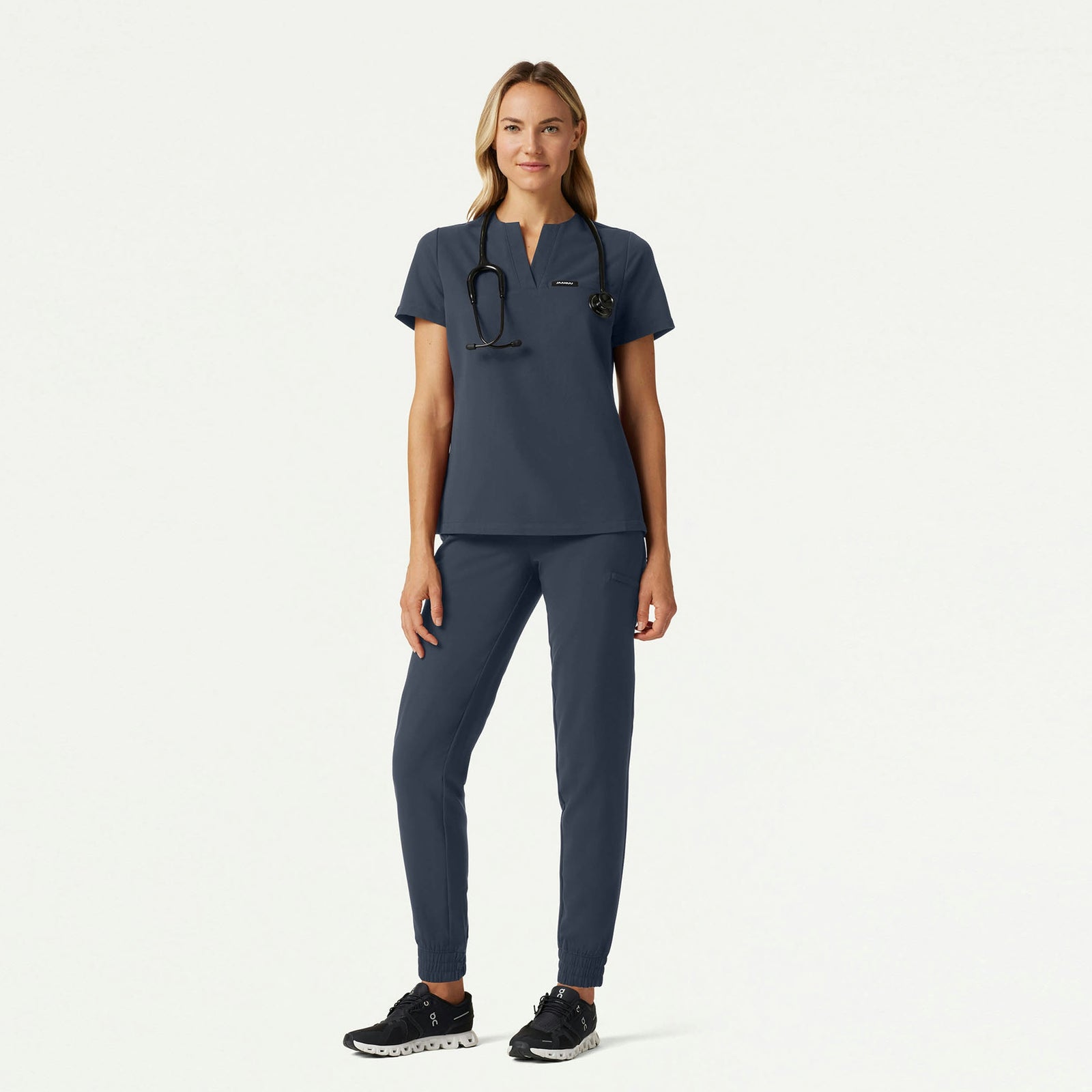 Jace Skinny On-the-Go Scrub Jogger - Carbon Gray - WOMEN'S PANTS - Jaanuu