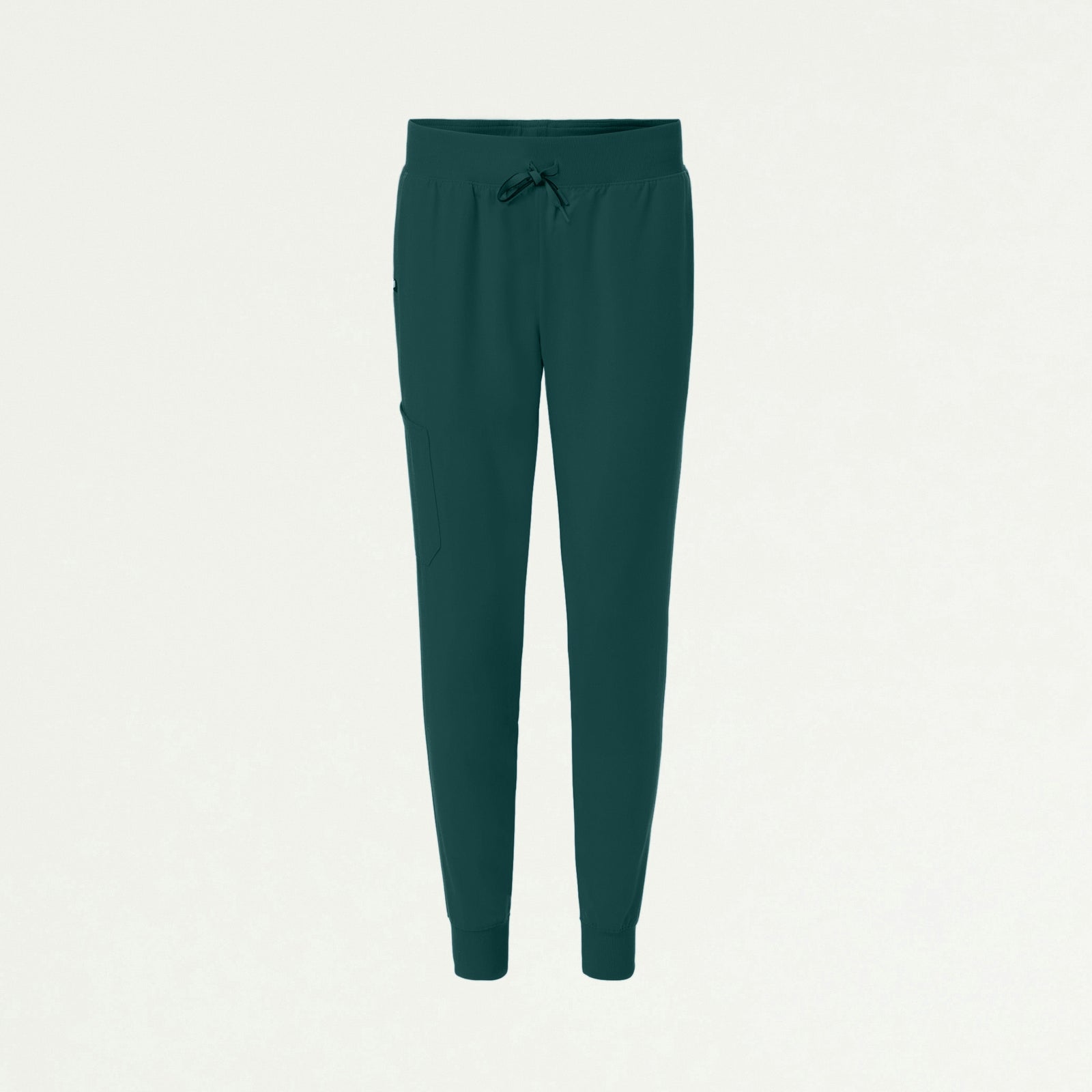 Silex Slim Knit-Waist Scrub Jogger - Midnight Green - WOMEN'S PANTS - Jaanuu