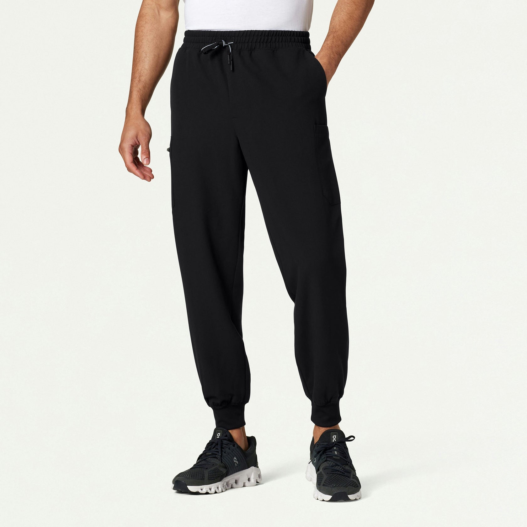 Osmo 8-Pocket Scrub Jogger - Black - MEN'S PANTS - Jaanuu