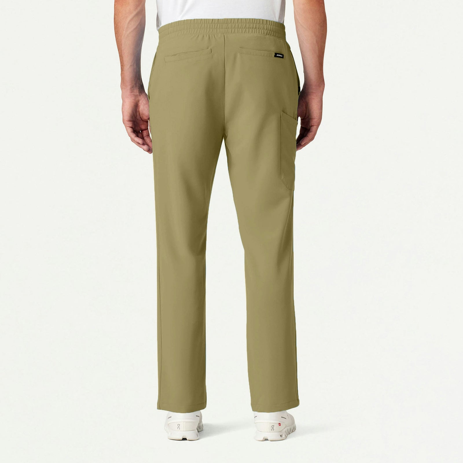 Rhodes Everyday Straight-Leg Scrub Pant - Ceramic Khaki - MEN'S PANTS - Jaanuu