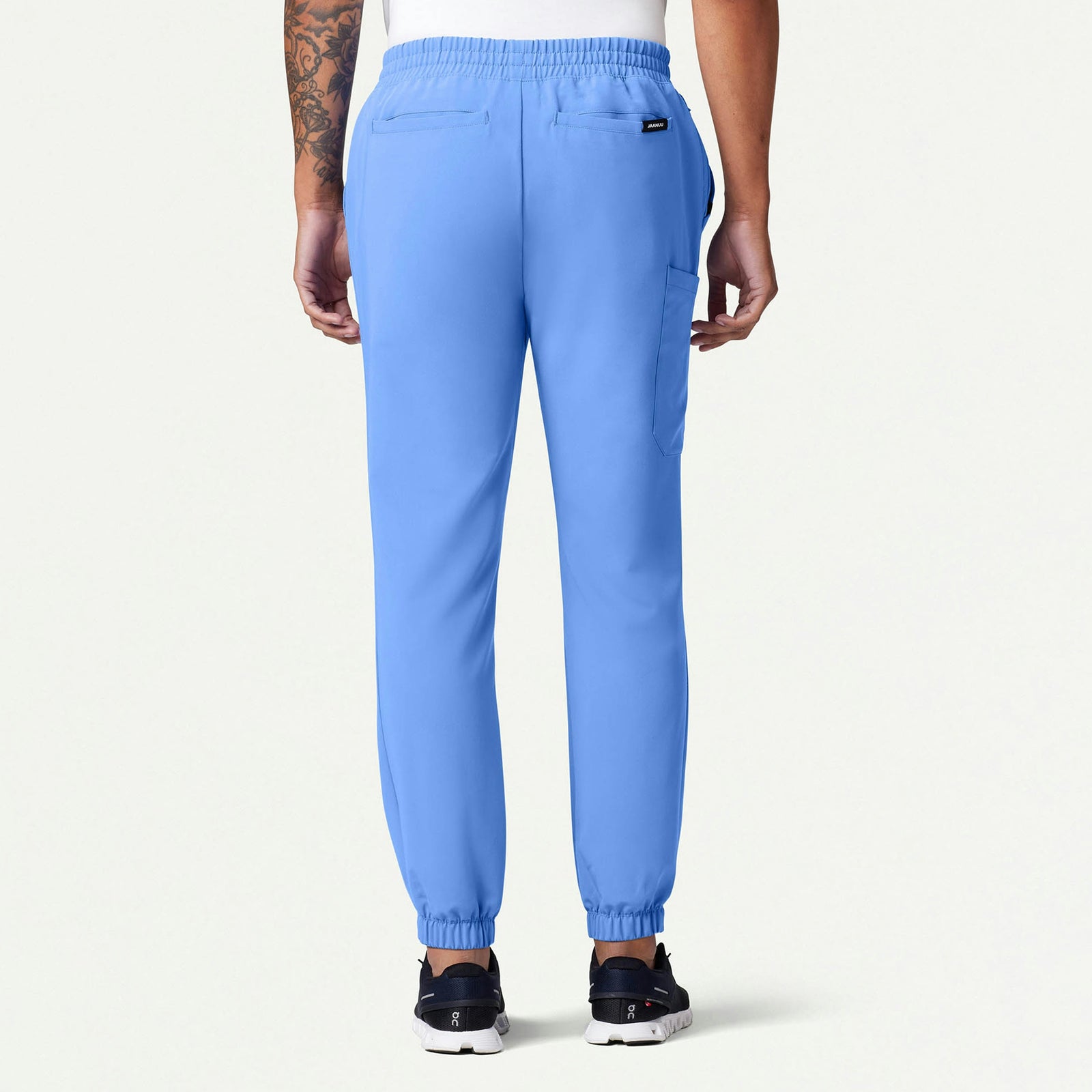 Rhodes Slim Crossover Scrub Jogger - Ceil Blue - MEN'S PANTS - Jaanuu