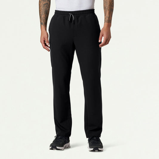 Rhodes Everyday Straight-Leg Scrub Pant - Black - MEN'S PANTS - Jaanuu