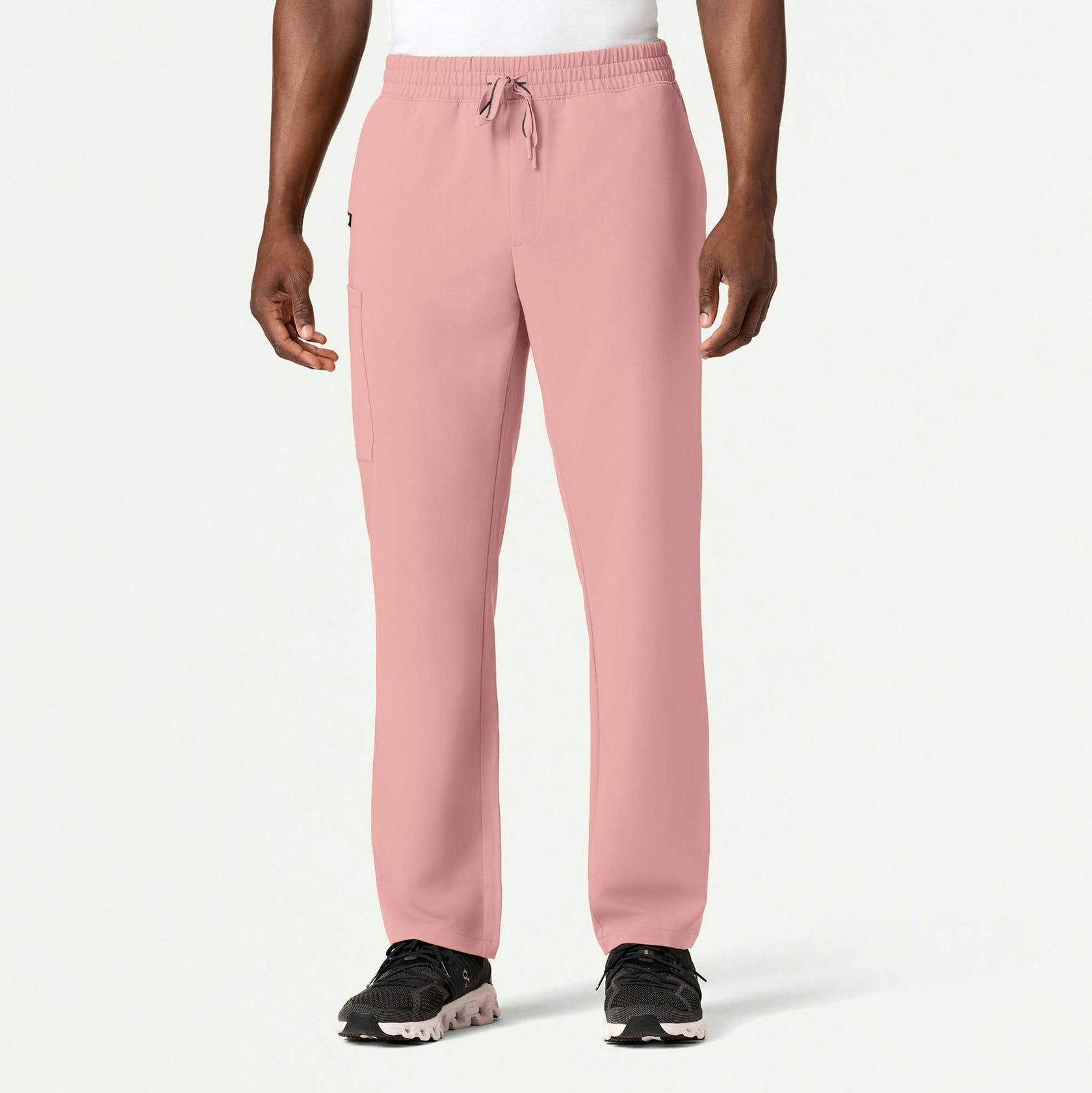 Rhodes Everyday Straight-Leg Scrub Pant - Mauve - MEN'S PANTS - Jaanuu