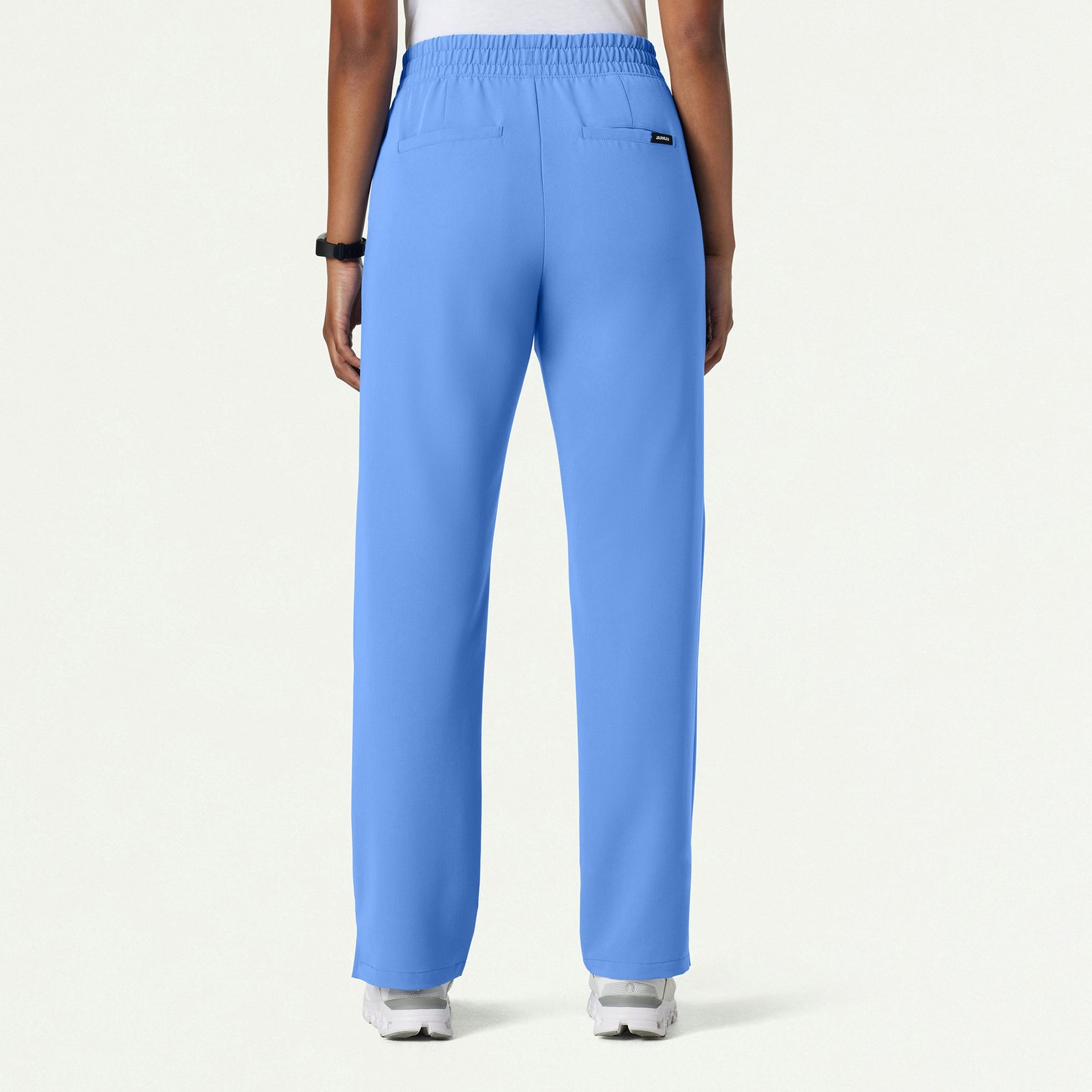 Kerr 365 High Waisted Scrub Pant - Ceil Blue - WOMEN'S PANTS - Jaanuu