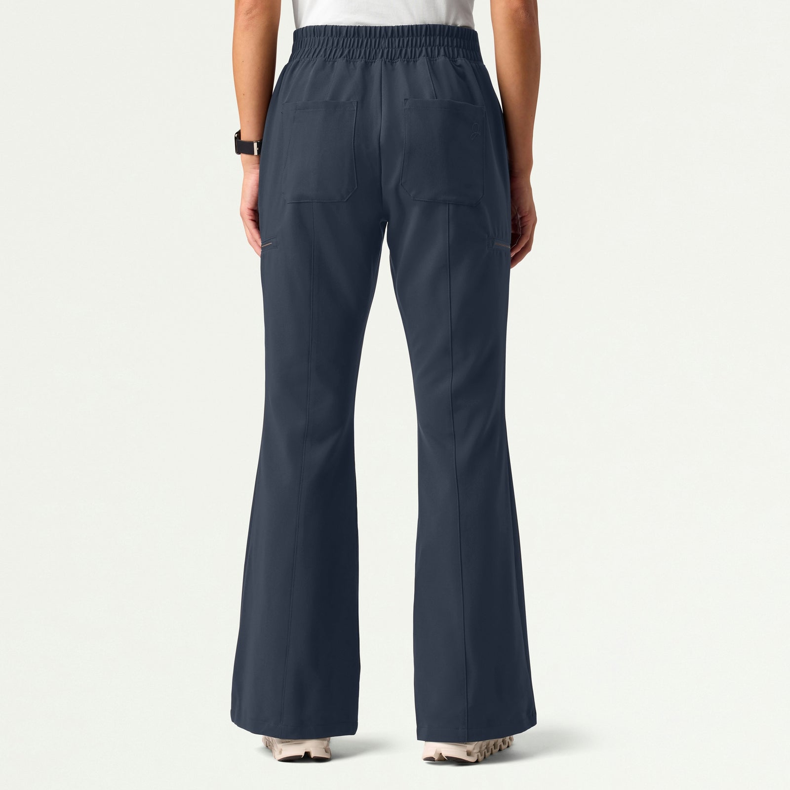 Harper Slim High Waisted Scrub Pant - Carbon Gray - WOMEN'S PANTS - Jaanuu