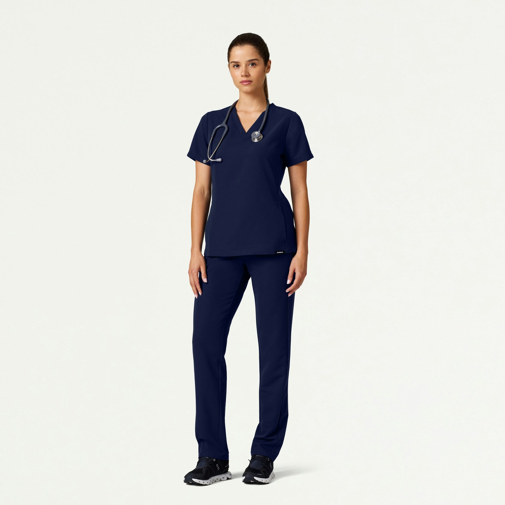 Effie Slim 6-Pocket Scrub Pant - Midnight Navy - WOMEN'S PANTS - Jaanuu