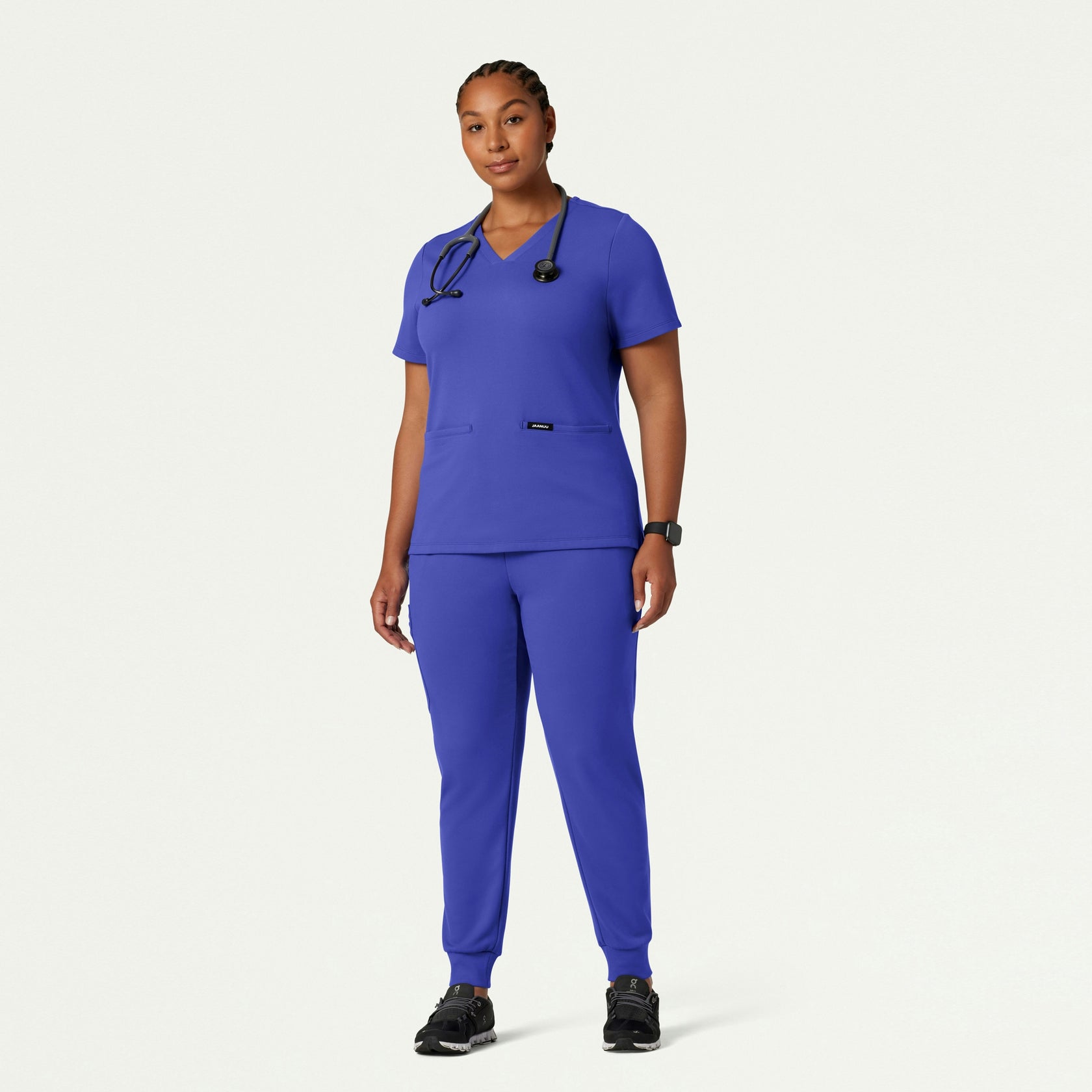 Rubi Slim ULTRAsoft Scrub Jogger - Moon Blue - WOMEN'S PANTS - Jaanuu